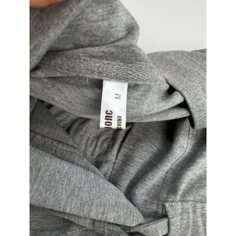 Meuponc Womens Gray Post Surgery Recovery Robe with Drain Pockets Medium - Picture 6 of 8
